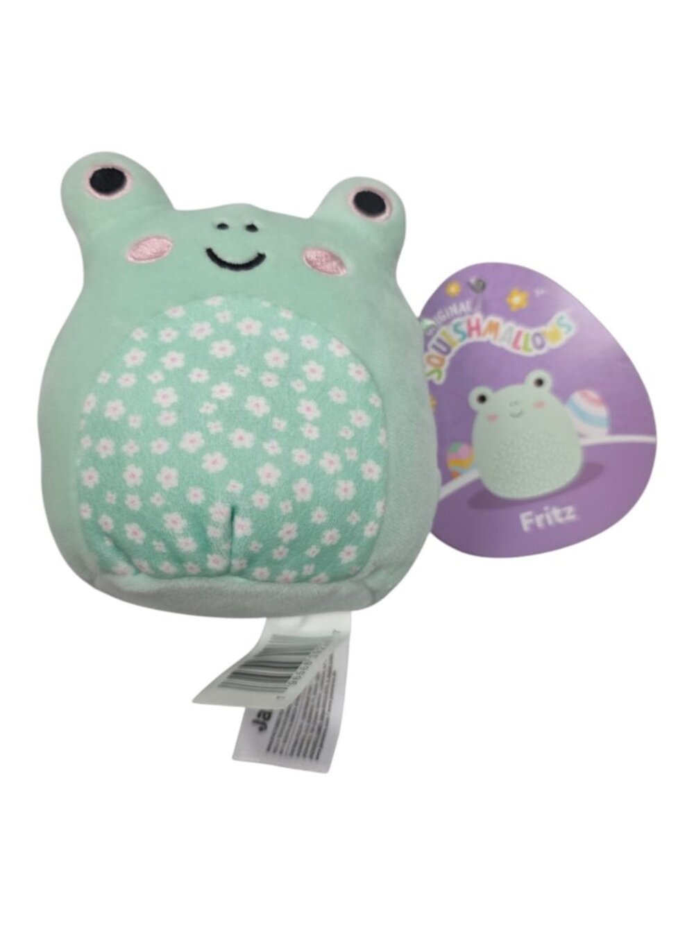 Squishmallows Fritz The Frog Plush Toy 4.5" Mystery Squad Easter Capsule